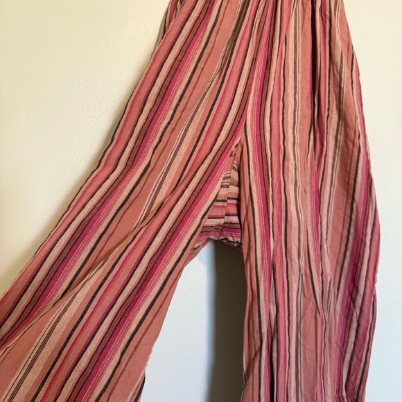 Cupshe | 100% Cotton Striped Strapless Open Back Jumpsuit - Picture 4 of 14